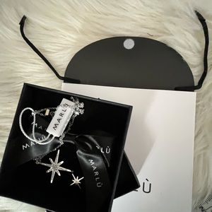 💐25%off 💐NWT 925 Double Heart necklace